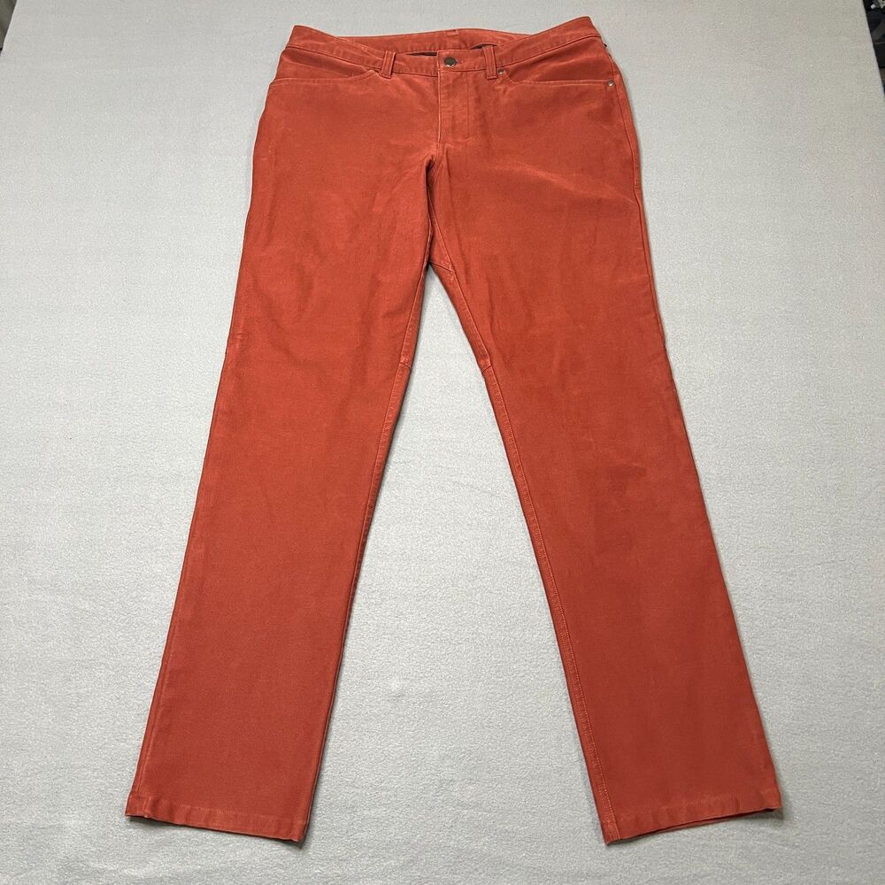 Lululemon ABC Pants Men's Size 32 Rust Utilitech Classic Fit Casual 5-Pockets